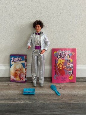vintage 1986 Mattel Jewel Secrets Ken doll (#1719) new in box Barbie